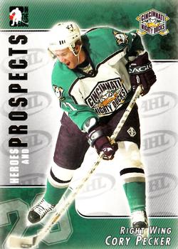 2004-05 In The Game Heroes and Prospects #1 Cory Pecker Front