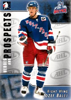 2004-05 In The Game Heroes and Prospects #47 Jozef Balej Front