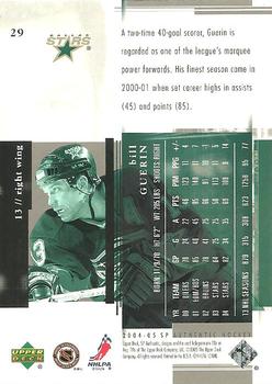 2004-05 SP Authentic #29 Bill Guerin Back