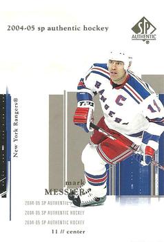 2004-05 SP Authentic #56 Mark Messier Front