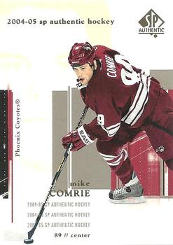 2004-05 SP Authentic #69 Mike Comrie Front