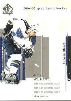 2004-05 SP Authentic #77 Doug Weight Front