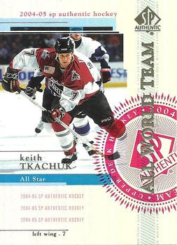 2004-05 SP Authentic #140 Keith Tkachuk Front
