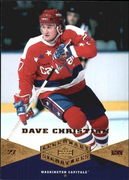 2004-05 UD Legendary Signatures #92 Dave Christian Front