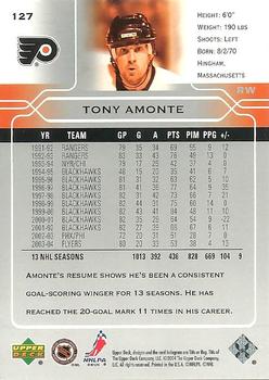 2004-05 Upper Deck #127 Tony Amonte Back