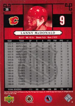 2004-05 Upper Deck Legends Classics #36 Lanny McDonald Back