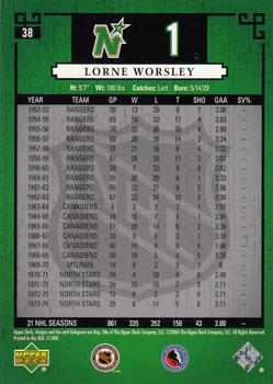 2004-05 Upper Deck Legends Classics #38 Gump Worsley Back