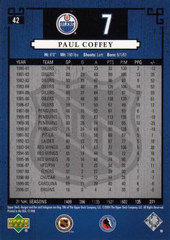2004-05 Upper Deck Legends Classics #42 Paul Coffey Back