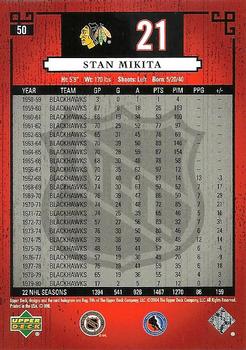 2004-05 Upper Deck Legends Classics #50 Stan Mikita Back