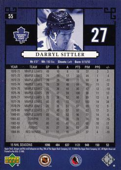 2004-05 Upper Deck Legends Classics #55 Darryl Sittler Back