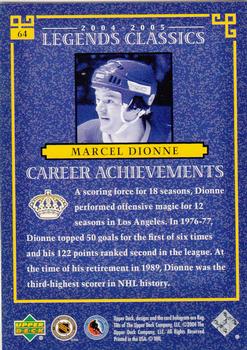 2004-05 Upper Deck Legends Classics #64 Marcel Dionne Back