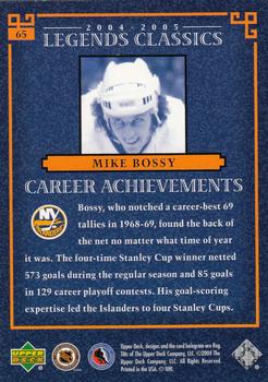 2004-05 Upper Deck Legends Classics #65 Mike Bossy Back