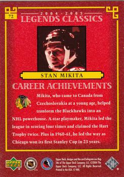 2004-05 Upper Deck Legends Classics #72 Stan Mikita Back