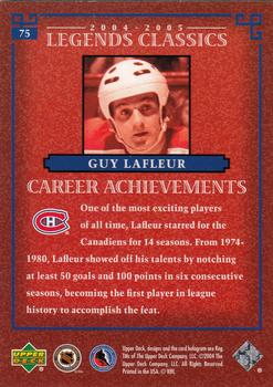 2004-05 Upper Deck Legends Classics #75 Guy Lafleur Back