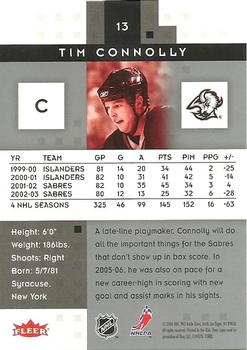 2005-06 Fleer Hot Prospects #13 Tim Connolly Back