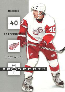 2005-06 Fleer Hot Prospects #36 Henrik Zetterberg Front