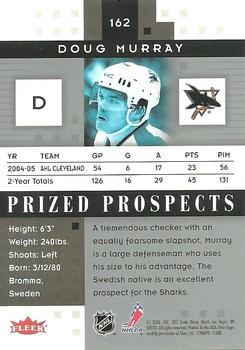 2005-06 Fleer Hot Prospects #162 Doug Murray Back