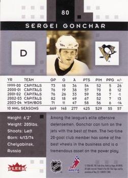 2005-06 Fleer Hot Prospects #80 Sergei Gonchar Back