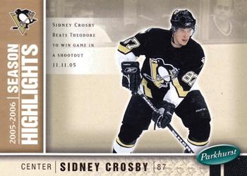 2005-06 Parkhurst #593 Sidney Crosby Front