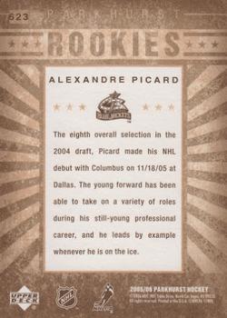 2005-06 Parkhurst #623 Alexandre Picard Back