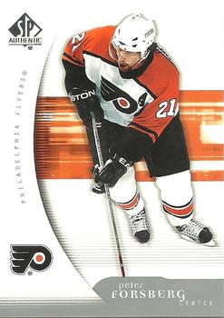 2005-06 SP Authentic #73 Peter Forsberg Front