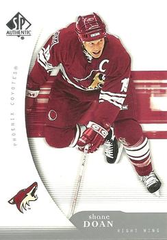 2005-06 SP Authentic #77 Shane Doan Front