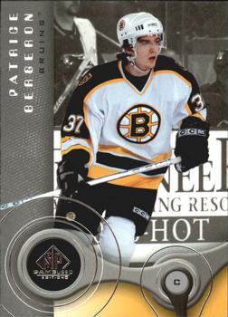 2005-06 SP Game Used #11 Patrice Bergeron Front