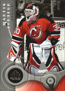 2005-06 SP Game Used #58 Martin Brodeur Front