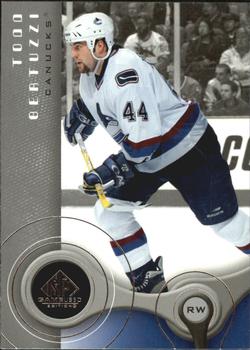2005-06 SP Game Used #98 Todd Bertuzzi Front