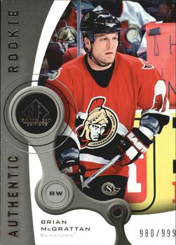 2005-06 SP Game Used #169 Brian McGrattan Front