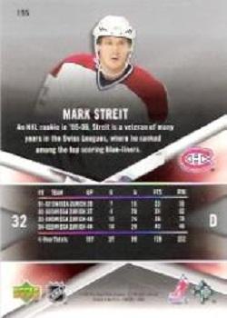 2005-06 SPx #195 Mark Streit Back