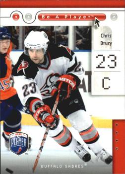 2005-06 Upper Deck Be a Player #10 Chris Drury Front