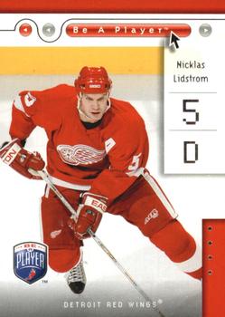 2005-06 Upper Deck Be a Player #31 Nicklas Lidstrom Front