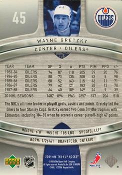 2005-06 Upper Deck The Cup #45 Wayne Gretzky Back