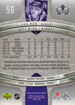 2005-06 Upper Deck The Cup #50 Luc Robitaille Back