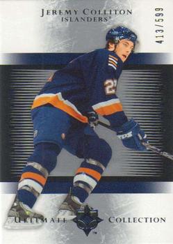 2005-06 Upper Deck Ultimate Collection #158 Jeremy Colliton Front