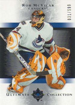 2005-06 Upper Deck Ultimate Collection #181 Rob McVicar Front