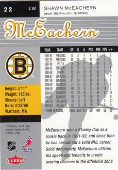 2005-06 Ultra #22 Shawn McEachern Back