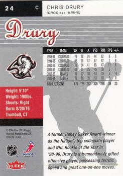 2005-06 Ultra #24 Chris Drury Back