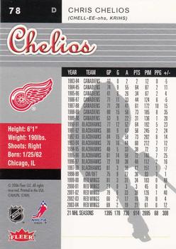 2005-06 Ultra #78 Chris Chelios Back