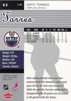 2005-06 Ultra #83 Raffi Torres Back