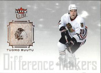 2005-06 Ultra - Difference Makers #DM7 Tuomo Ruutu Front