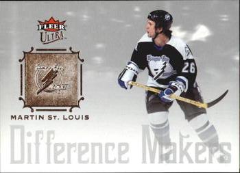 2005-06 Ultra - Difference Makers #DM10 Martin St. Louis Front