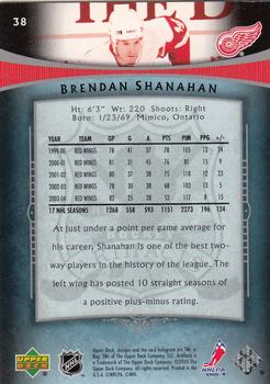 2005-06 Upper Deck Artifacts #38 Brendan Shanahan Back
