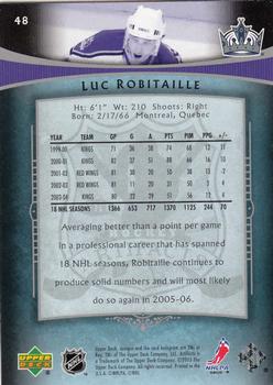 2005-06 Upper Deck Artifacts #48 Luc Robitaille Back