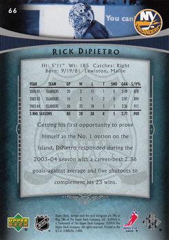 2005-06 Upper Deck Artifacts #66 Rick DiPietro Back