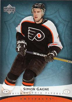 2005-06 Upper Deck Artifacts #75 Simon Gagne Front