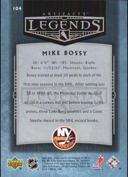 2005-06 Upper Deck Artifacts #104 Mike Bossy Back