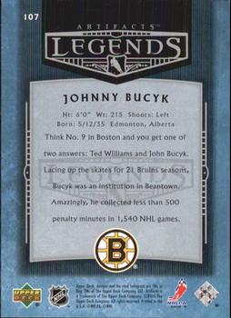 2005-06 Upper Deck Artifacts #107 Johnny Bucyk Back