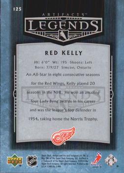 2005-06 Upper Deck Artifacts #125 Red Kelly Back